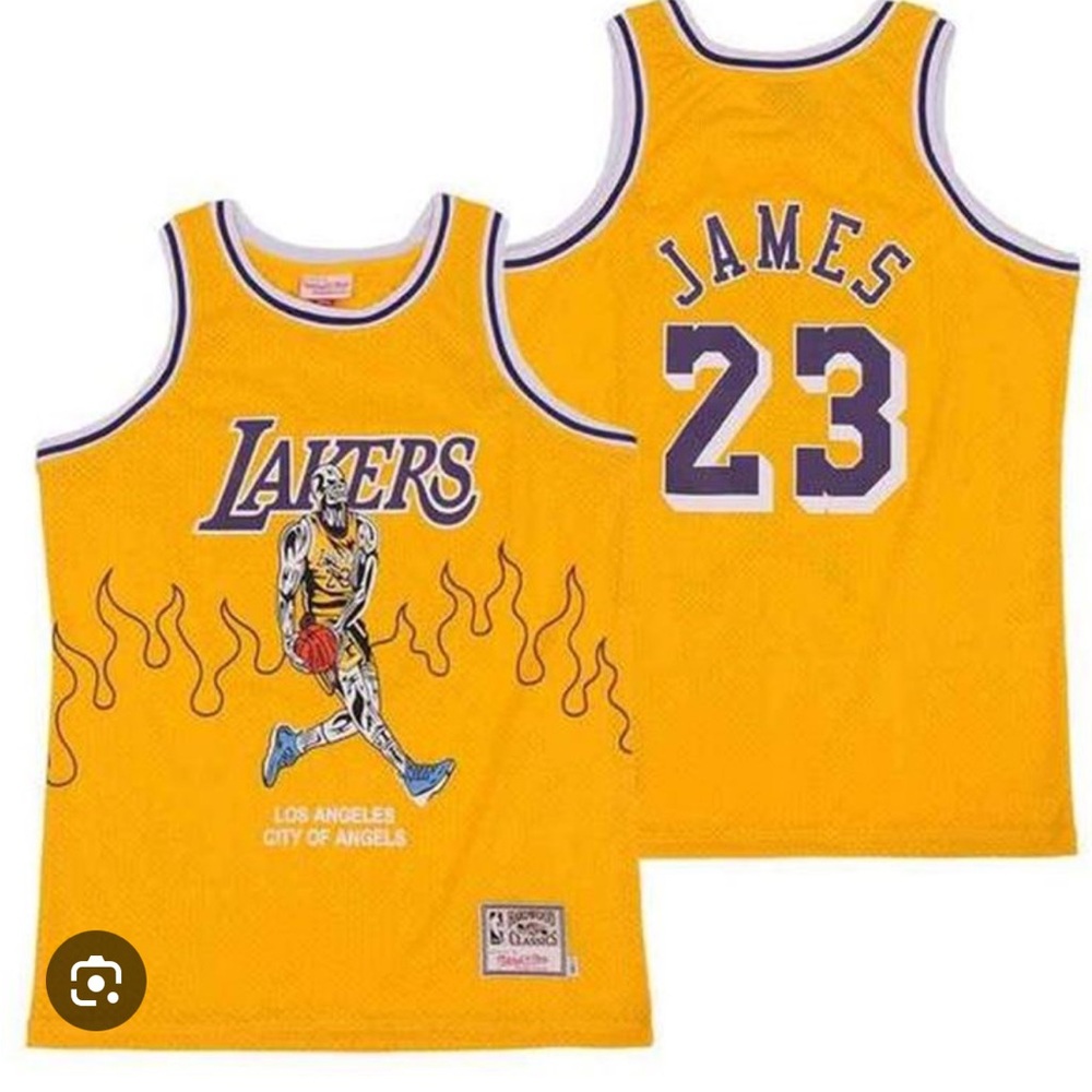 Warren Lotas Lebron James Lakers Jersey